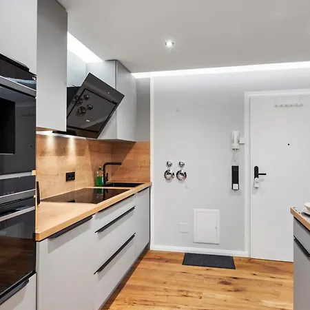 Edler Wohnraum Boutique-apartment Mit Boxspringbett, Siemens-kaffeevollautomat, Lift, Garage & Wlan 418 Mbps